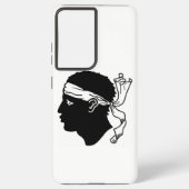 Drapeau Coque Samsung Galaxy S21 Plus de Corse (Verso)