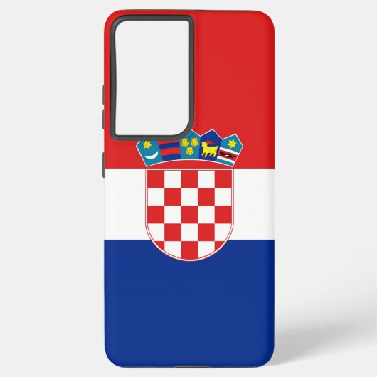 Drapeau Coque Samsung Galaxy S21 Plus de Croatie (Verso)