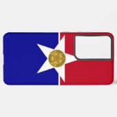 Drapeau Coque Samsung Galaxy S21 Plus de Dallas, T (Verso Horizontal)