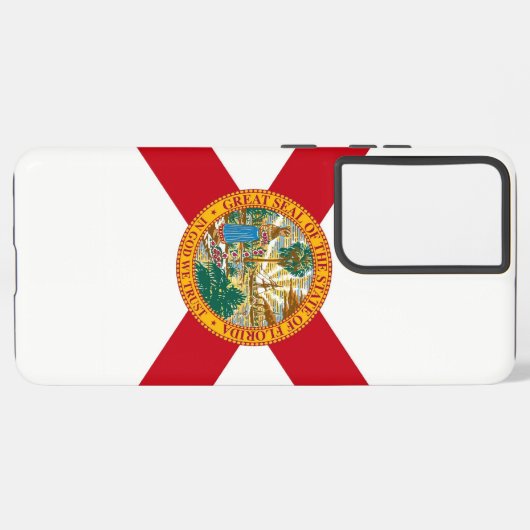 Drapeau Coque Samsung Galaxy S21 Plus de Floride (Verso Horizontal)