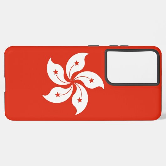 Drapeau Coque Samsung Galaxy S21 Plus de Hong Kong (Verso Horizontal)
