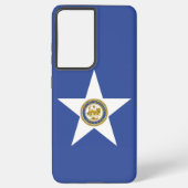 Drapeau Coque Samsung Galaxy S21 Plus de Houston (Verso)