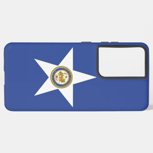 Drapeau Coque Samsung Galaxy S21 Plus de Houston (Verso Horizontal)