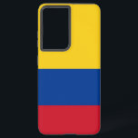 Drapeau Coque Samsung Galaxy S21 Plus de la Colomb<br><div class="desc">Améliorez votre Samsung Galaxy S21 Plus avec notre couverture téléphonique exclusive avec le drapeau de la Colombie! Réalisée avec une attention minutieuse aux détails, cette couverture téléphonique présente fièrement le design dynamique du drapeau colombien. Le drapeau se compose de trois bandes horizontales (jaune, bleu et rouge), la bande jaune occupant...</div>