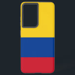 Drapeau Coque Samsung Galaxy S21 Plus de la Colomb<br><div class="desc">Améliorez votre Samsung Galaxy S21 Plus avec notre couverture téléphonique exclusive avec le drapeau de la Colombie! Réalisée avec une attention minutieuse aux détails, cette couverture téléphonique présente fièrement le design dynamique du drapeau colombien. Le drapeau se compose de trois bandes horizontales (jaune, bleu et rouge), la bande jaune occupant...</div>