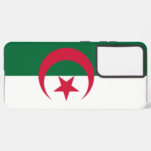 Drapeau Coque Samsung Galaxy S21 Plus de l'Algérie (Verso Horizontal)