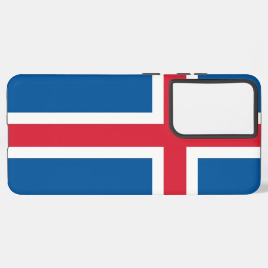 Drapeau Coque Samsung Galaxy S21 Plus de l'Islande (Verso Horizontal)