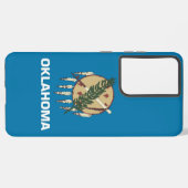 Drapeau Coque Samsung Galaxy S21 Plus de l'Oklahom (Verso Horizontal)