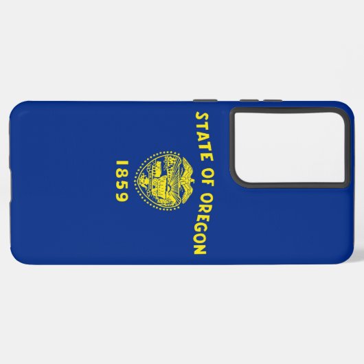 Drapeau Coque Samsung Galaxy S21 Plus de l'Oregon (Verso Horizontal)