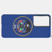 Drapeau Coque Samsung Galaxy S21 Plus de l'Utah (Verso Horizontal)