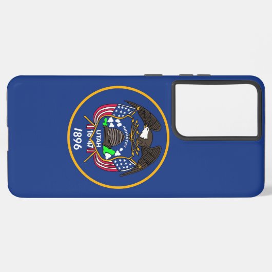 Drapeau Coque Samsung Galaxy S21 Plus de l'Utah (Verso Horizontal)