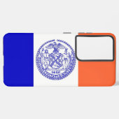Drapeau Coque Samsung Galaxy S21 Plus de New York (Verso Horizontal)