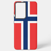 Drapeau Coque Samsung Galaxy S21 Plus de Norvège (Verso)