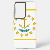 Drapeau Coque Samsung Galaxy S21 Plus de Rhode Isl (Verso)