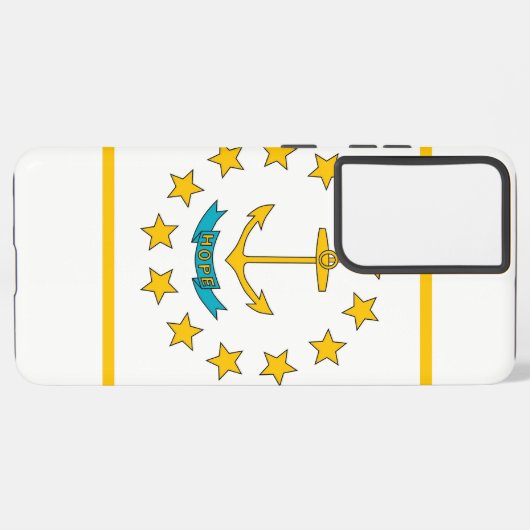 Drapeau Coque Samsung Galaxy S21 Plus de Rhode Isl (Verso Horizontal)