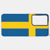 Drapeau Coque Samsung Galaxy S21 Plus de Suède (Verso Horizontal)