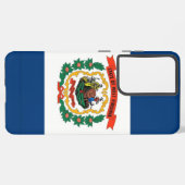 Drapeau Coque Samsung Galaxy S21 Plus de Virginie- (Verso Horizontal)