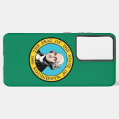 Drapeau Coque Samsung Galaxy S21 Plus de Washingto (Verso Horizontal)