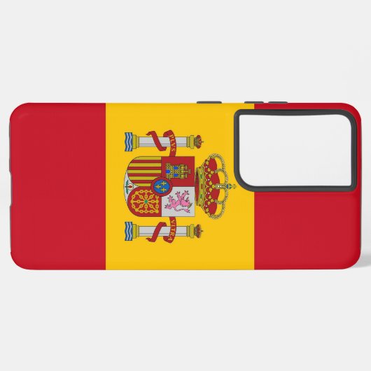 Drapeau Coque Samsung Galaxy S21 Plus d'Espagne (Verso Horizontal)