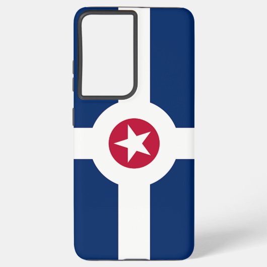 Drapeau Coque Samsung Galaxy S21 Plus d'Indianapol (Verso)
