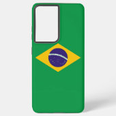 Drapeau Coque Samsung Galaxy S21 Plus du Brésil (Verso)