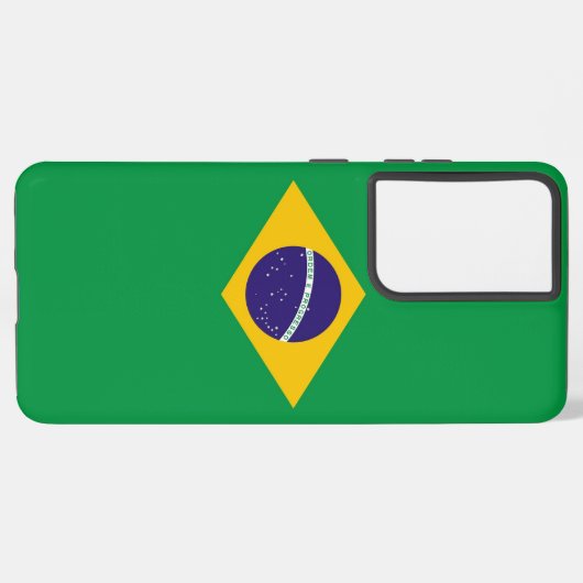 Drapeau Coque Samsung Galaxy S21 Plus du Brésil (Verso Horizontal)
