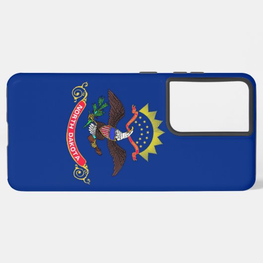 Drapeau Coque Samsung Galaxy S21 Plus du Dakota du (Verso Horizontal)