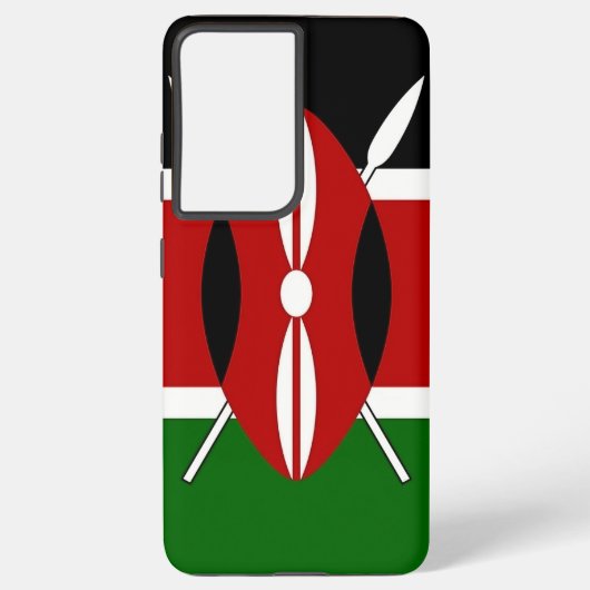 Drapeau Coque Samsung Galaxy S21 Plus du Kenya (Verso)