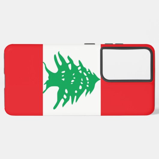 Drapeau Coque Samsung Galaxy S21 Plus du Liban (Verso Horizontal)