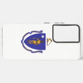 Drapeau Coque Samsung Galaxy S21 Plus du Massachus (Verso Horizontal)