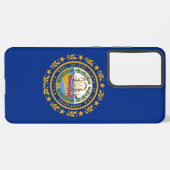 Drapeau Coque Samsung Galaxy S21 Plus du New Hamps (Verso Horizontal)