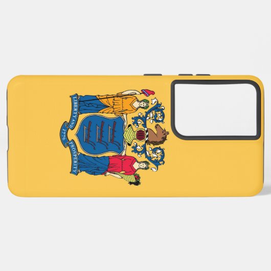 Drapeau Coque Samsung Galaxy S21 Plus du New Jerse (Verso Horizontal)