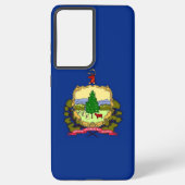Drapeau Coque Samsung Galaxy S21 Plus du Vermont (Verso)