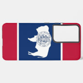 Drapeau Coque Samsung Galaxy S21 Plus du Wyoming (Verso Horizontal)