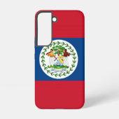 Drapeau Coque Samsung Galaxy S22 de Belize (Verso)