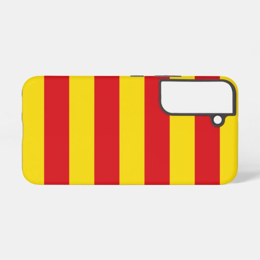 Drapeau Coque Samsung Galaxy S22 de Catalogne (Verso Horizontal)
