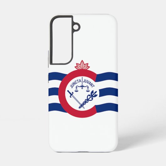 Drapeau Coque Samsung Galaxy S22 de Cincinnati (Verso)