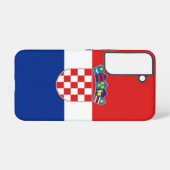 Drapeau Coque Samsung Galaxy S22 de Croatie (Verso Horizontal)