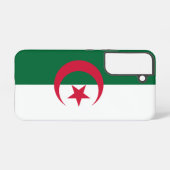Drapeau Coque Samsung Galaxy S22 de l'Algérie (Verso Horizontal)