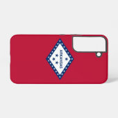 Drapeau Coque Samsung Galaxy S22 de l'Arkansas (Verso Horizontal)