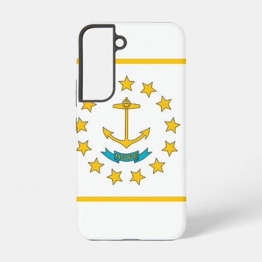 Drapeau Coque Samsung Galaxy S22 de Rhode Island (Verso)