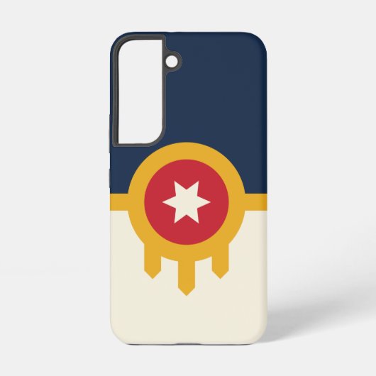 Drapeau Coque Samsung Galaxy S22 de Tulsa, Oklahom (Verso)