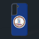 Drapeau Coque Samsung Galaxy S22 de Virginie<br><div class="desc">Ajoutez une touche de fierté Virginia à votre Samsung Galaxy S22 avec notre couverture téléphonique exclusive avec le drapeau de Virginie! Réalisée avec une attention minutieuse aux détails, cette couverture téléphonique est plus qu'fonctionnelle, c'est une célébration du riche patrimoine et de l'importance culturelle de la Virginie. Le design audacieux présente...</div>