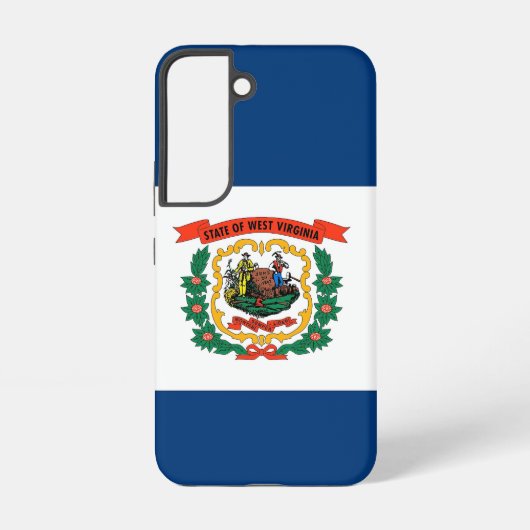 Drapeau Coque Samsung Galaxy S22 de Virginie-Occid (Verso)