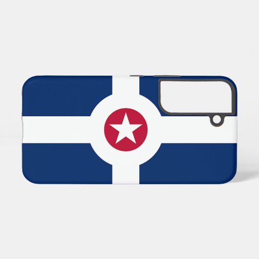 Drapeau Coque Samsung Galaxy S22 d'Indianapolis (Verso Horizontal)