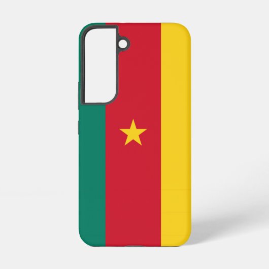 Drapeau Coque Samsung Galaxy S22 du Cameroun (Verso)