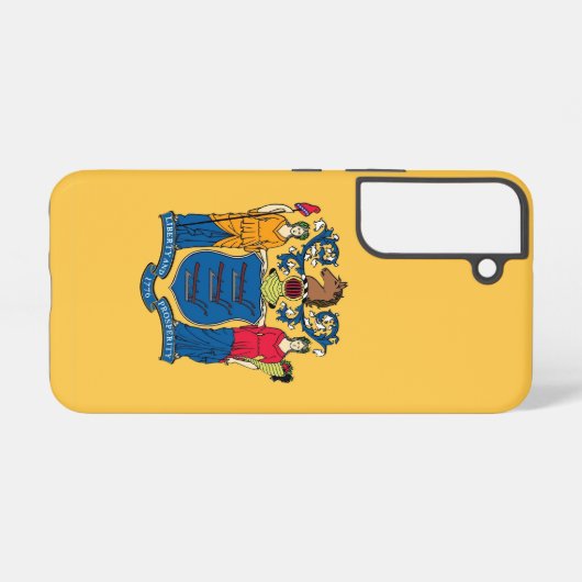 Drapeau Coque Samsung Galaxy S22 du New Jersey (Verso Horizontal)