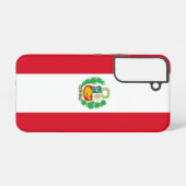 Drapeau Coque Samsung Galaxy S22 du Pérou (Verso Horizontal)