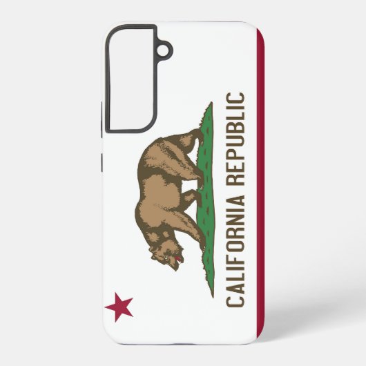 Drapeau Coque Samsung Galaxy S22 Plus de Californi (Verso)