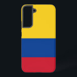 Drapeau Coque Samsung Galaxy S22 Plus de la Colomb<br><div class="desc">Améliorez votre Samsung Galaxy S22 Plus avec notre couverture téléphonique exclusive avec le drapeau de la Colombie! Réalisée avec une attention minutieuse aux détails, cette couverture téléphonique présente fièrement le design dynamique du drapeau colombien. Le drapeau comporte trois bandes horizontales (jaune, bleu et rouge), la bande jaune représentant la moitié...</div>